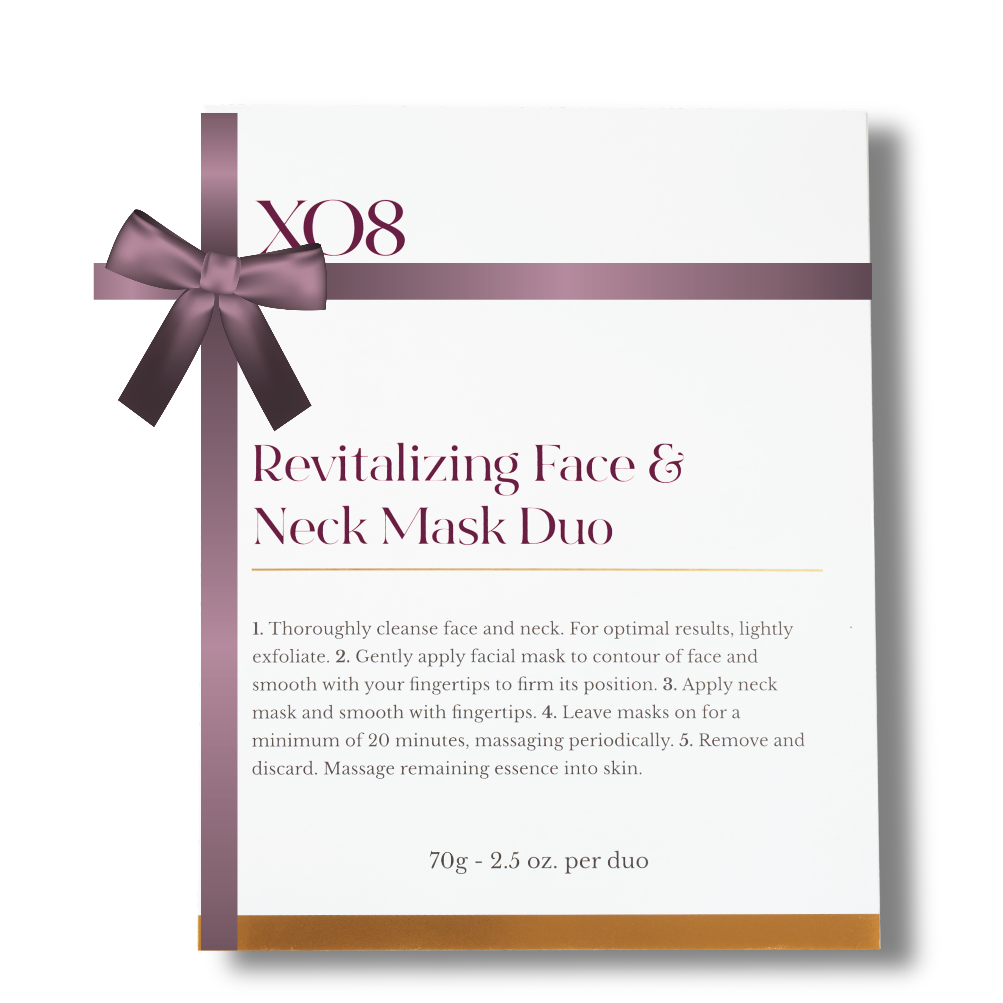 Xo8 Revitalizing Face & Neck Mask Duos | 4 for $99 – XO8 Skin